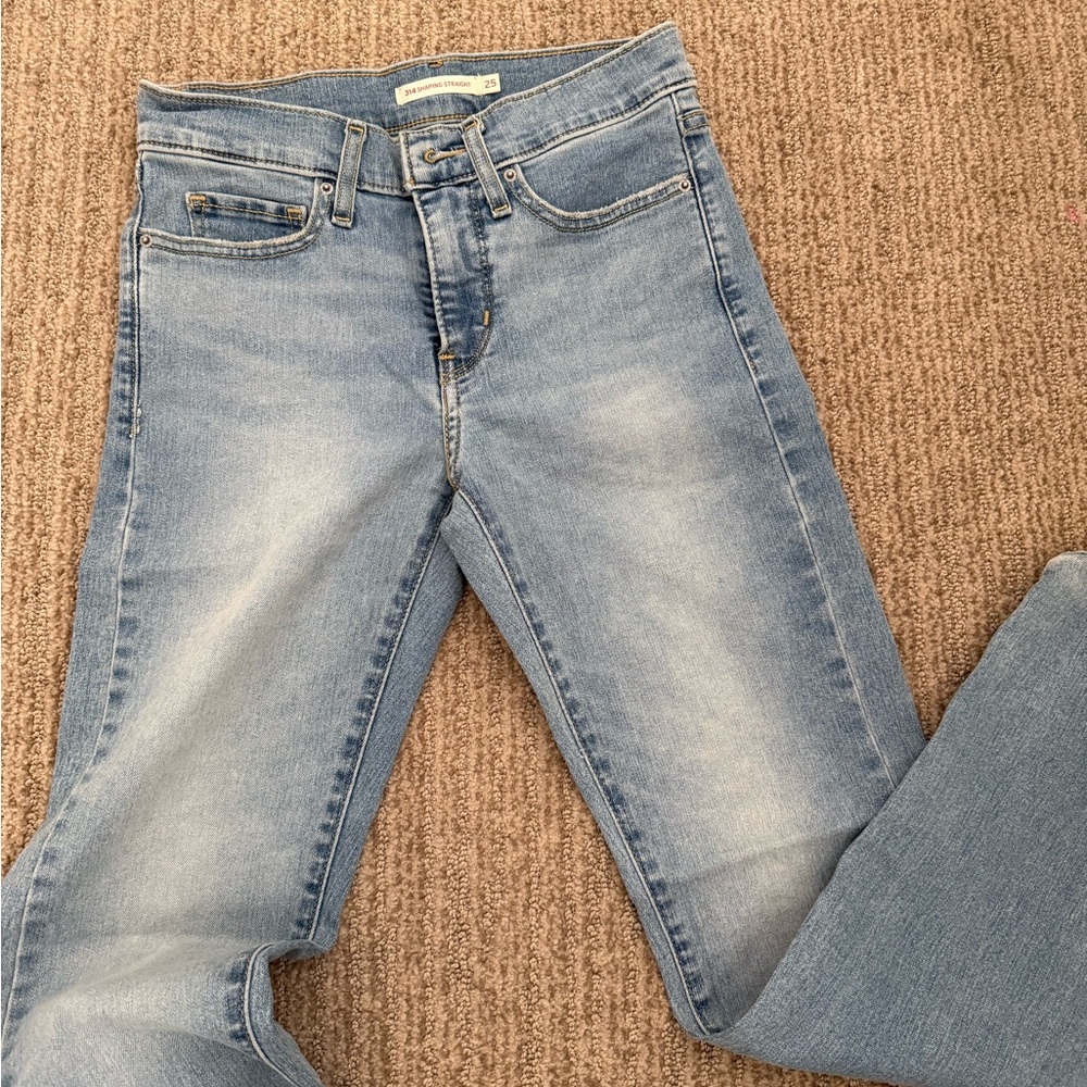 Levi's Light Blue Straight Leg Women's Jeans